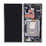 Chassis + Ecran Original Reconditionné + Vitre pour Samsung Galaxy S23 Ultra S918B - Phantom Black
