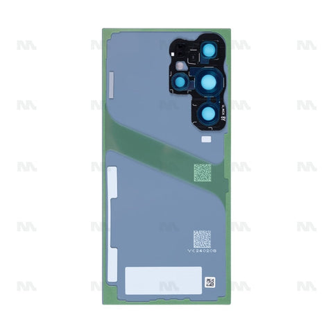 Vitre arrière pour Samsung Galaxy S24 Ultra S928B avec objectif Titanium Orange OEM