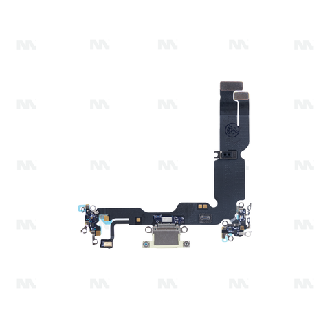 Connecteur de charge pour Apple iPhone 15 Plus – Jaune – Reconditionné