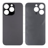 Vitre Arrière sans NFC pour Apple iPhone 14 Pro Max, espace agrandi pour le cadre de l'appareil photo - Noir - Compatible