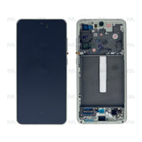Chassis + Ecran Officiel Service Pack + Vitre pour Samsung Galaxy S21 FE G990B - Olive