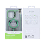 Étui Rixus Classic 03 avec MagSafe pour Apple iPhone 14 Plus vert clair