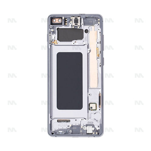 Chassis + Ecran Original Reconditionné + Vitre pour Samsung Galaxy S10 Plus G975F - Prism Black