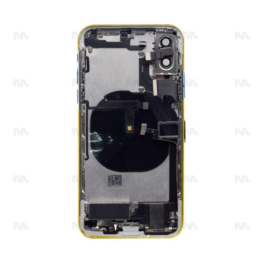 Boîtier pour Apple iPhone XS avec petites pièces, compatible avec la couleur or