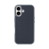 Rixus Mag Carbon avec MagSafe pour Apple iPhone 16 Plus Gris titane