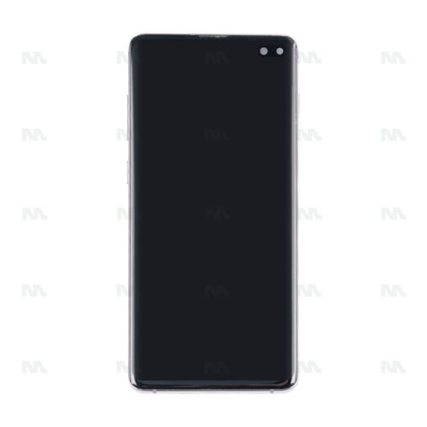 Chassis + Ecran Original Reconditionné + Vitre pour Samsung Galaxy S10 Plus G975F - Prism Black