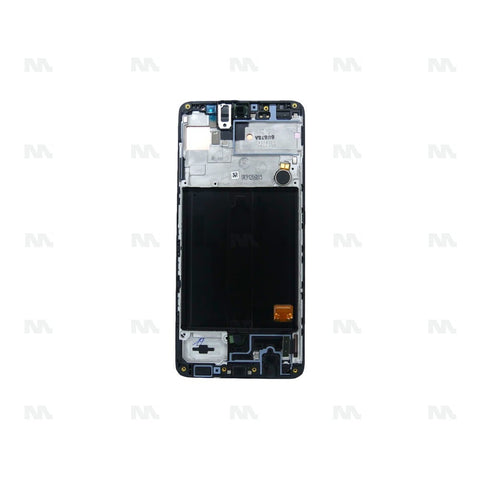 Chassis + Ecran Officiel Service Pack + Vitre pour Samsung Galaxy A51 A515F - Noir