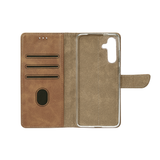 Rixus Bookcase pour Samsung Galaxy A35 5G Marron clair