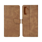 Bibliothèque Rixus pour Samsung Galaxy S25 FE Marron clair