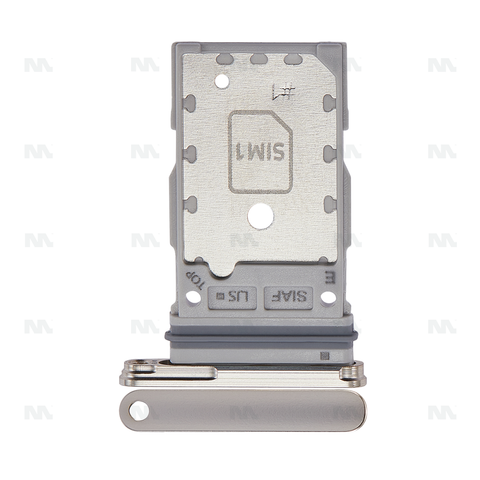 Support de carte SIM Crème OEM pour Samsung Galaxy S23 S911B, S23 Plus S916B