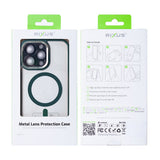 Étui Rixus Classic 04 avec MagSafe pour Apple iPhone 14 Pro Max vert foncé