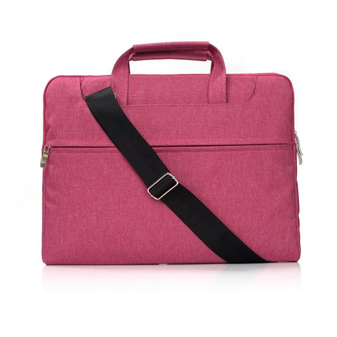 Housse pour ordinateur portable avec bandoulière 11, 12 pouces Rose