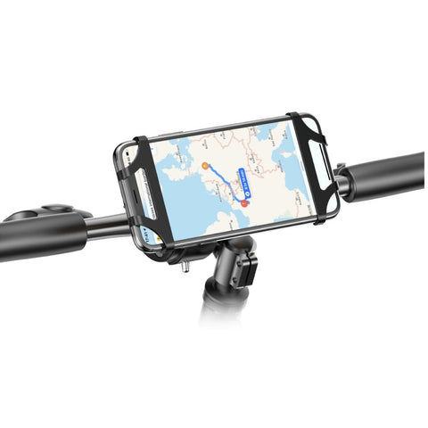 Support silicone pour guidon de vélo Rixus RXHB61, noir