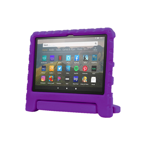 Étui pour tablette Rixus RXTC06 pour enfants pour Apple iPad Pro 11 pouces (2022, 2021, 2020, 2018), iPad Air 4 10,9 pouces (2020) violet