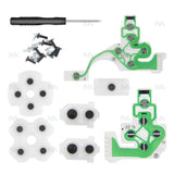 Ensemble de boutons en caoutchouc pour manette Playstation 4 JDM-030