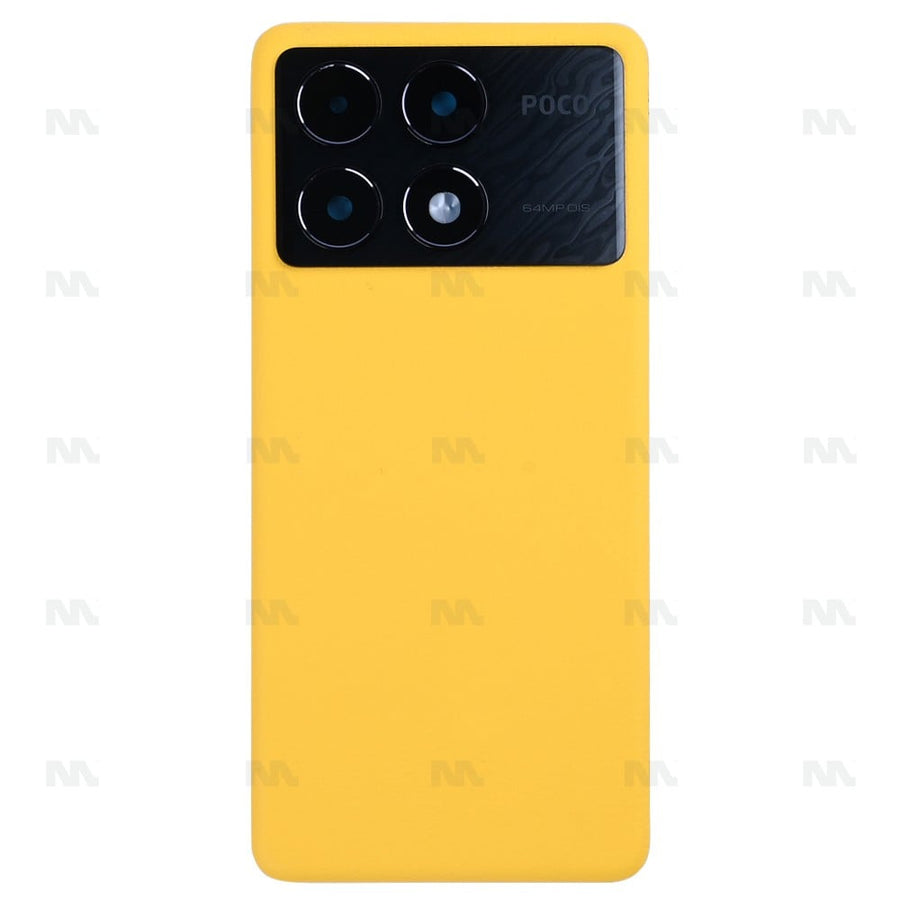 Vitre arrière Xiaomi Poco X6 Pro avec objectif jaune OEM
