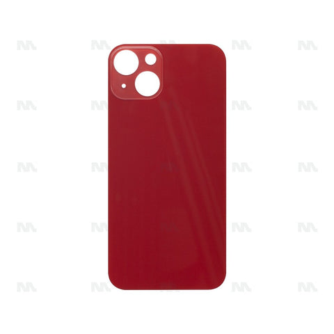 Vitre Arrière avec bloc complet pour Apple iPhone 13, cadre d'appareil photo agrandi rouge Compatible