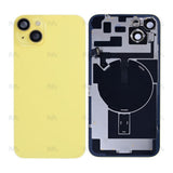 Vitre Arrière avec NFC, cadre de caméra agrandi jaune pour Apple iPhone 14 Plus – Reconditionné