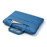 Housse pour ordinateur portable avec bandoulière 13, 14,2 pouces Bleu denim