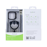 Étui Rixus Classic 03 avec MagSafe pour Apple iPhone 16 Pro Max Noir