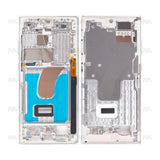 Cadre central pour Samsung Galaxy S23 Ultra S918B – Crème – OEM