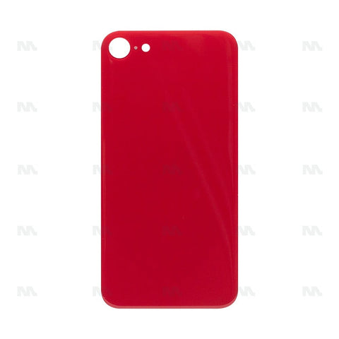 Vitre arrière avec bloc complet pour Apple iPhone SE (2020, 2022) - Rouge - Compatible