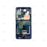 Chassis + Ecran Officiel Service Pack + Vitre pour Samsung Galaxy S20 Ultra G988B Camera - Cosmic Black