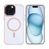 Étui Rixus Classic 04 avec MagSafe pour Apple iPhone 16 Pro Max rose