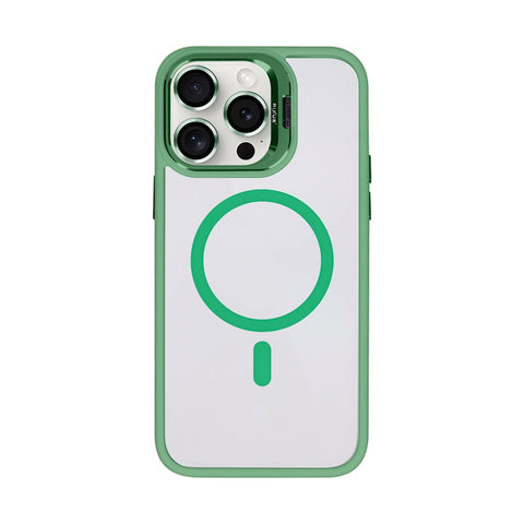 Étui Rixus Classic 03 avec MagSafe pour Apple iPhone 12 Pro Max vert clair