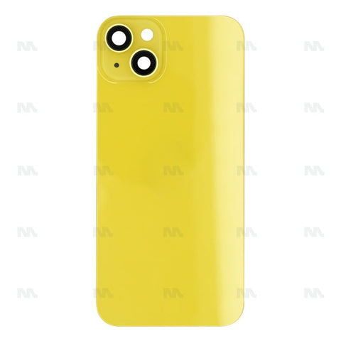 Vitre Arrière sans NFC pour Apple iPhone 14 Plus, cadre d'appareil photo agrandi Jaune Compatible