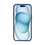 Étui Rixus Classic 04 avec MagSafe pour Apple iPhone 15 Pro Max bleu foncé