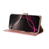 Rixus Bookcase pour Apple iPhone 17 Pro Rose