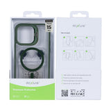 Étui Rixus Classic 03 avec MagSafe pour Apple iPhone 15 Plus vert foncé