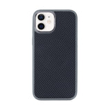 Coque Mag Carbon avec MagSafe pour Apple iPhone 12, 12 Pro Gris titane