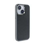 Coque Mag Carbon avec MagSafe pour Apple iPhone 14 – Gris titane