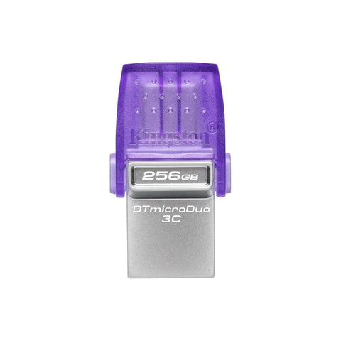 Clé USB Kingston DataTraveler MicroDuo 3C 256 Go, 200 Mo/s, double connecteur USB-A + USB-C