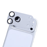 Protection ultra transparente pour appareil photo Rixus pour Apple iPhone 17 Pro Argent