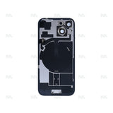 Vitre Arrière avec NFC, cadre d'appareil photo agrandi pour Apple iPhone 15 – Bleu – Reconditionné