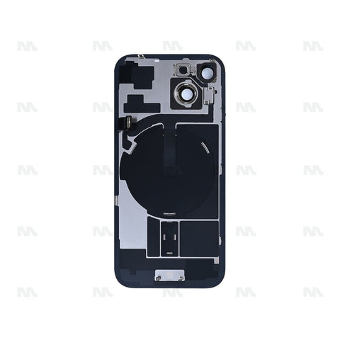 Vitre Arrière avec NFC, cadre d'appareil photo agrandi pour Apple iPhone 15 – Bleu – Reconditionné
