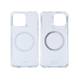 Étui antichoc Rixus Armor-X avec MagSafe pour Apple iPhone 15 Pro Max transparent