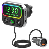 Émetteur FM Bluetooth 2 en 1 et adaptateur pour voiture – Rixus RXBT55 – Noir