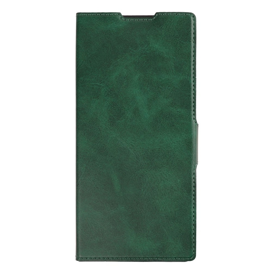 Étui portefeuille Rixus avec porte-stylo pour Samsung Galaxy Z Fold 7 vert