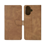 Bibliothèque Rixus pour Samsung Galaxy A07 Marron clair