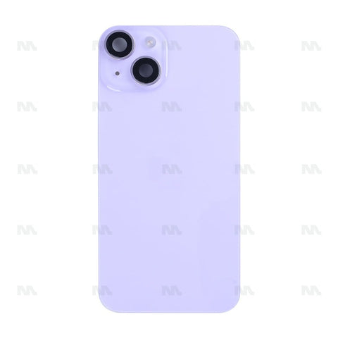 Vitre Arrière avec NFC, cadre de caméra agrandi pour Apple iPhone 14 Plus – Violet – Reconditionné