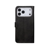 Rixus Bookcase pour Apple iPhone 17 Pro Max Noir