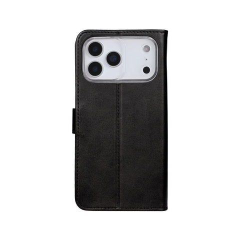 Rixus Bookcase pour Apple iPhone 17 Pro Max Noir