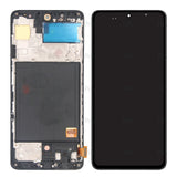 Chassis + Ecran OLED + Vitre pour Samsung Galaxy A51 A515F - Noir