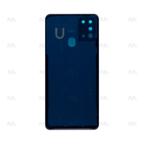 Vitre arrière pour Samsung Galaxy A21s A217F avec objectif noir OEM