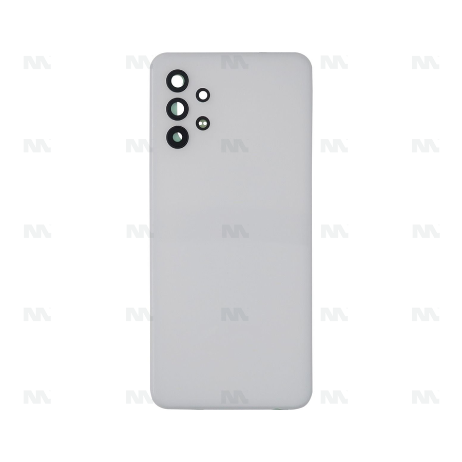Vitre arrière pour Samsung Galaxy A32 4G A325F avec objectif Awesome White OEM
