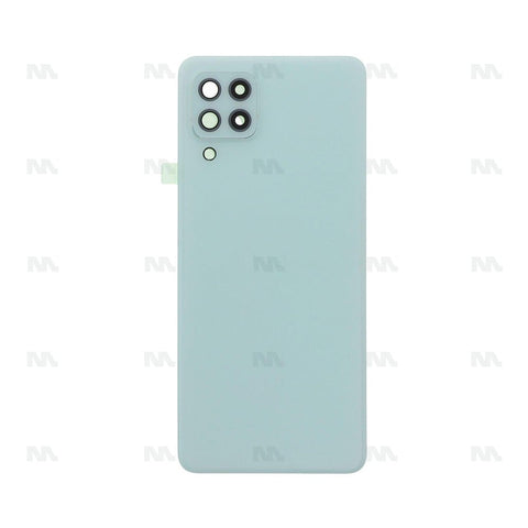 Vitre arrière pour Samsung Galaxy A22 A225 avec objectif, couleur menthe, OEM
